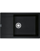 Granitinė plautuvė Franke Maris MRG 611-78/49, juoda