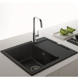 Granitinė plautuvė Franke Maris MRG 611-78/49, juoda
