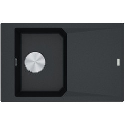 Granitinė plautuvė Franke FX FXG 611-78, juoda