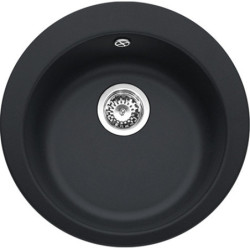 Tectonite plautuvė Franke Single 1, juodos spalvos