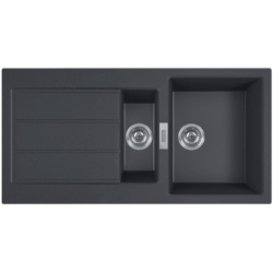 Tectonite plautuvė Franke S2D 651, juoda