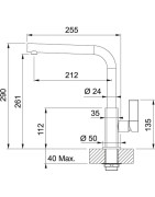 Plautuvės maišytuvas Franke Maris, chromas/grafitas
