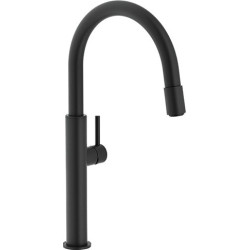 Plautuvės maišytuvas Franke Pescara Up&Down, juodos spalvos