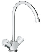 Plautuvės maišytuvas Grohe Costa L, chromas, 2 rankenėlės