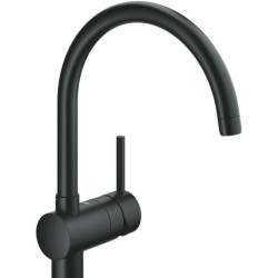 Plautuvės maišytuvas Grohe Minta, C formos, juodas