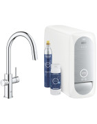 Plautuvės maišytuvas Grohe Blue Home C, filtras ir angliarūgštė