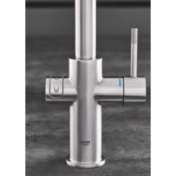 Plautuvės maišytuvas Grohe Blue Home C, filtras ir angliarūgštė