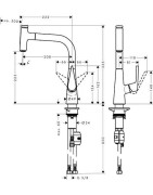 Plautuvės maišytuvas Hansgrohe Talis Select M51 220, chromas
