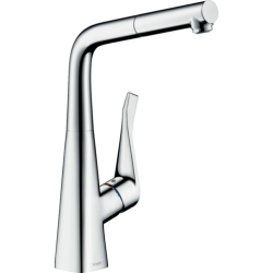 Plautuvės maišytuvas Hansgrohe Metris M71 320, chromas, sBox