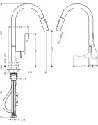 Plautuvės maišytuvas Hansgrohe Axor Citterio 250, chromas