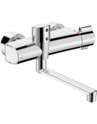 Plautuvės maišytuvas Oras Clinica 5672U, chromas, iš sienos