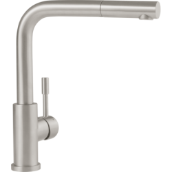 Plautuvės maišytuvas Villeroy&Boch Steel Shower, antracitas