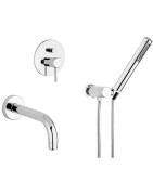 Vonios maišytuvas Giulini Futuro 6503, su dušo komplektu