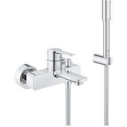 Vonios/dušo maišytuvas Grohe Lineare, su dušo komplektu, chromas