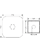 Tarpinė maišytuvui Hansgrohe Puravida