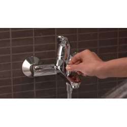 Vonios maišytuvas Hansgrohe Focus, chromuotas, su diverteriu
