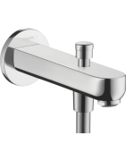 Vonios snapas Hansgrohe Metris S, 152 mm, su diverteriu