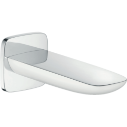 Vonios snapas Hansgrohe PuraVida, 196 mm, baltos/chromo spalvos