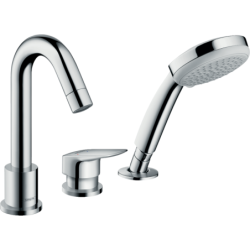 Vonios maišytuvas Hansgrohe Logis, chromuotas, 3 dalių