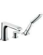 Vonios maišytuvas Hansgrohe Metris, chromuotas, 3 dalių