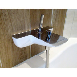 Vonios maišytuvas Hansgrohe PuraVida, baltos/chromo spalvos