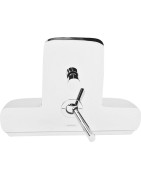 Vonios maišytuvas Hansgrohe PuraVida, baltos/chromo spalvos