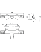 Termostatinis maišytuvas Ideal Standard Ceratherm T100