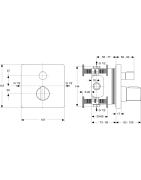 Termostatinis dušo maišytuvas Ideal Standard Ceratherm 200