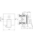 Potinkinis dušo maišytuvas Ideal Standard Conca