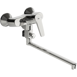 Vonios ir dušo maišytuvas Oras Saga, su ilgu snapu