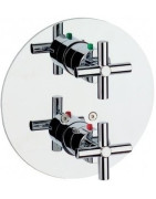 Potinkinis termostatinis dušo maišytuvas Roca Loft, chromuotas