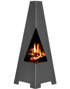 Plieninė lauko krosnelė Victoria fire pit Faiko 4