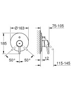 Potinkinis dušo maišytuvas Grohe Concetto, chromas