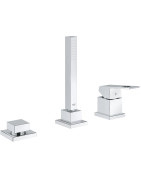 Dušo maišytuvas Grohe Eurocube, su dušo komplektu, 3 dalių