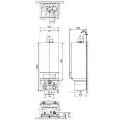 Dujinis katilas Junkers Cerapurr Maxx ZBR 100-3, 100 kW
