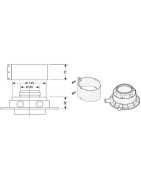 Adapteris katilui Protherm Dn80/125