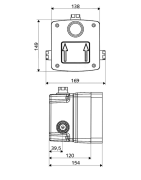 Blokas potinkiniam maišytuvui Schell Masterbox WBD-SC-M