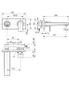Praustuvo maišytuvas Ideal Standard Edge, chromuotas