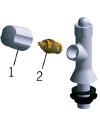 Čiaupas geriamam vandeniui Oras 101026AC, chromuotas