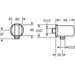 Dušo jungtis Oras 251310