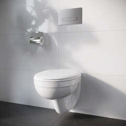 Unitazo sėdynė su dangčiu Kolo Idol, su metaliniais vyriais