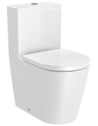 Pastatomas unitazas Roca Inspira, universaliu nuotaku, su bakeli