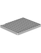 Grotelės Aco Trapo, blizgios, 200x200 mm