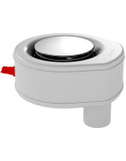 Dušo sifonas Kaldewei Professional KA90, baltas, vertikalus