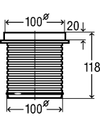 Elementas trapo aukščio reguliavimui Viega Advantix