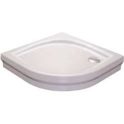 Dušo padėklas Ravak Elipso-80, pusiau apvalus