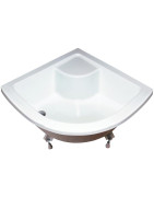 Dušo padėklo atrama Ravak Sabina 80, balta