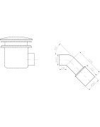 Sifono redukcija Ravak, 40/50 mm