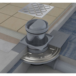 Nutekamasis dušo latakas Ravak Snake SN501, plastikas