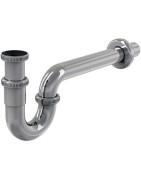 Praustuvo sifonas Ravak, U formos, chromuotas